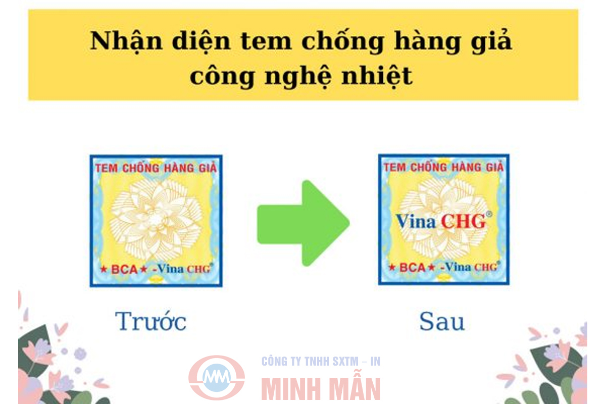 Phân biệt tem sử dụng công nghệ nhiệt