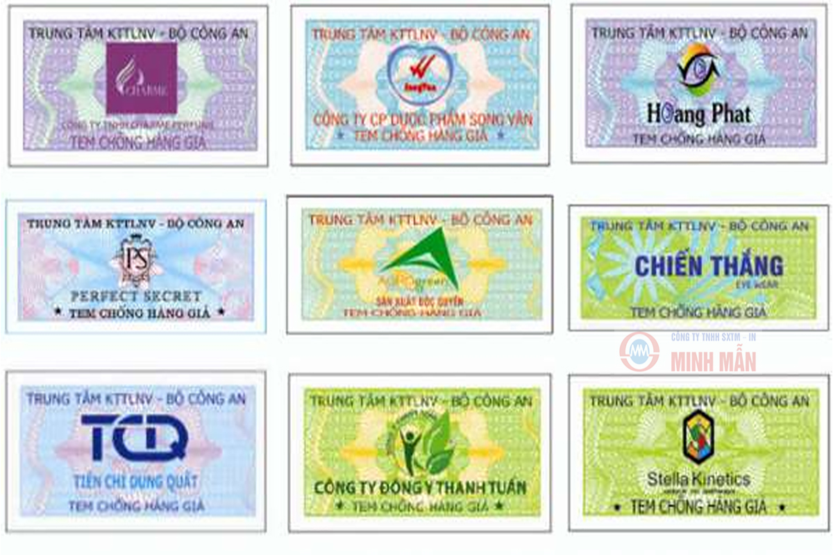 Mẫu tem chống giả